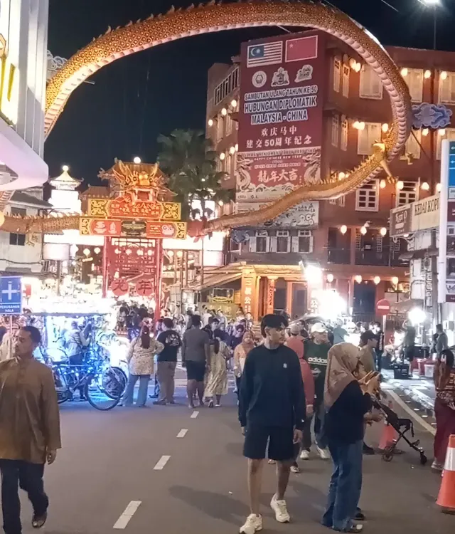 Jonker Street de Noche
