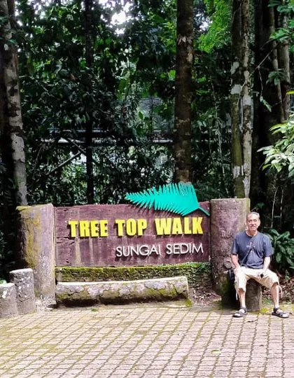 Tree Top Walk Sungai Sedim en el Parque Nacional Penang