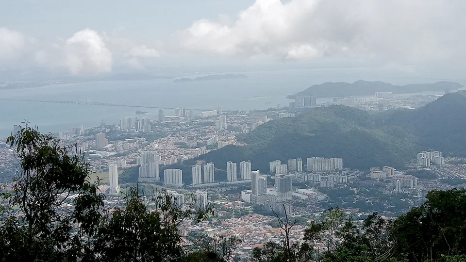 Georgetown from Penang Hill View