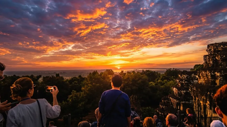 Atardecer en Phnom Bakheng